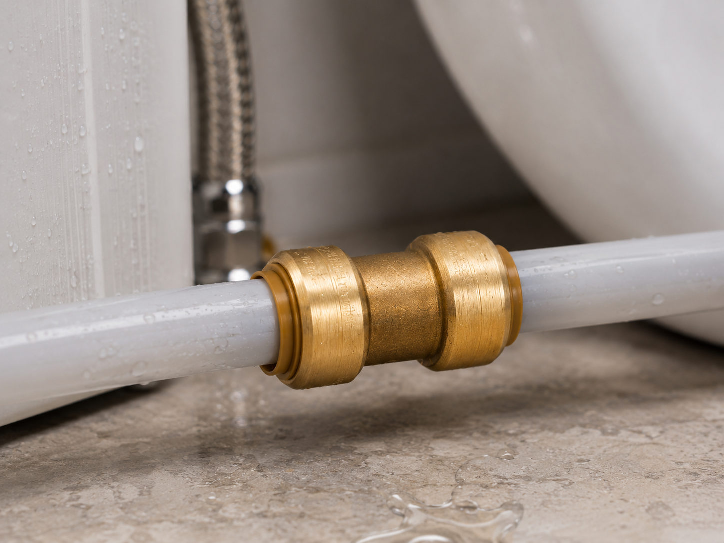 3/4 Inch Brass Push Coupling